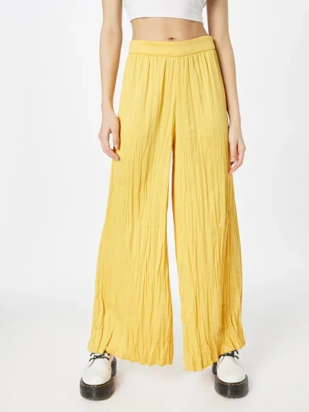 Warehouse Pantaloni deschis galben