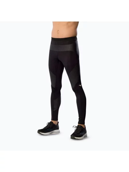 Легінси для бігу Mizuno Tech Biogear Sonic Long black чорні