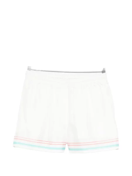 Pantaloni scurți Casablanca cu dungi alb