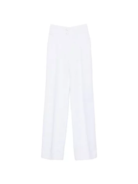 Pantaloni Mitiliane Couture alb