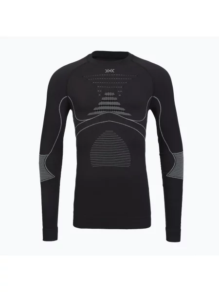 Термоактивна кофта X-Bionic Energy Accumulator Origins charcoal/pearl grey сірий