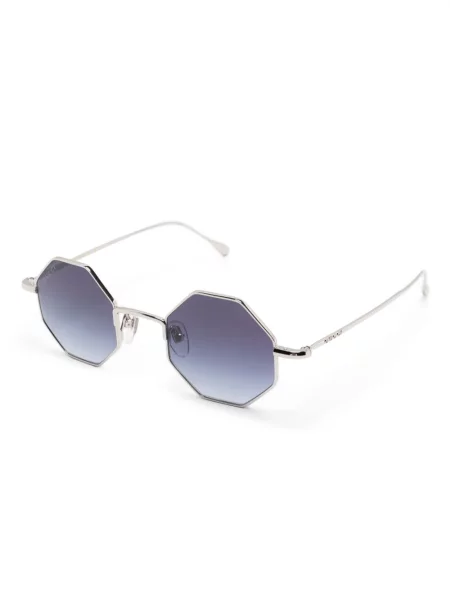 Ochelari de soare Gucci Eyewear cu imprimeu geometric argintiu