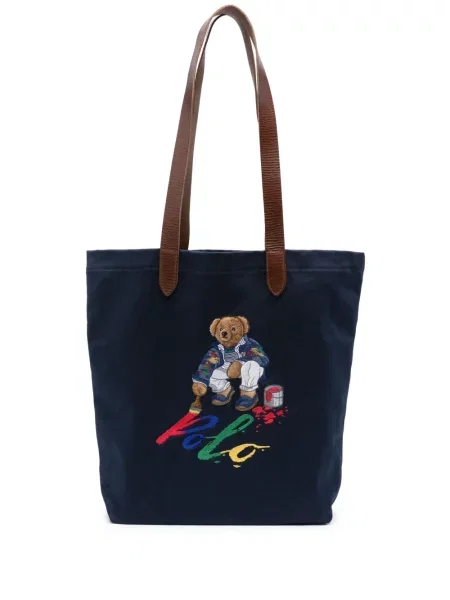 Virágos pólóing Polo Ralph Lauren nyomtatás kék