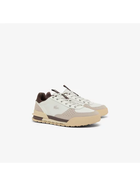 Lacoste Sneakersy Slam Break Ecru biały