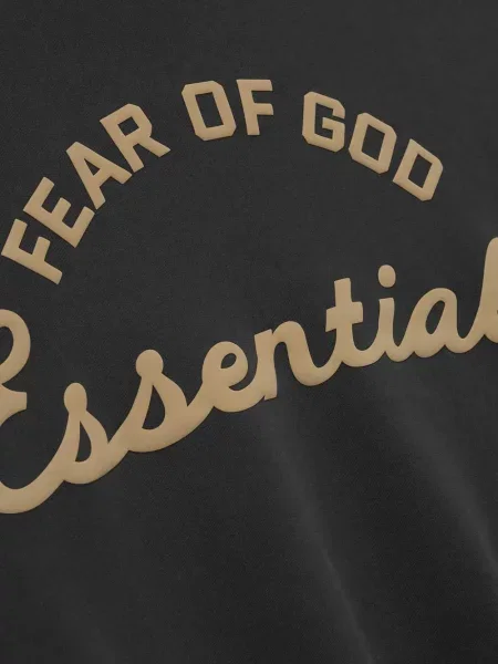 Φούτερ Fear Of God Essentials με αυτόγραφο μαύρο