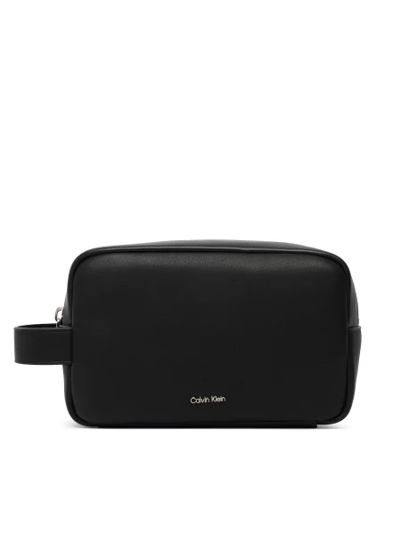 Τσάντα Calvin Klein με αυτόγραφο μαύρο