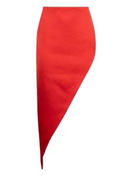 Spódnica David Koma asymetryczna czerwona