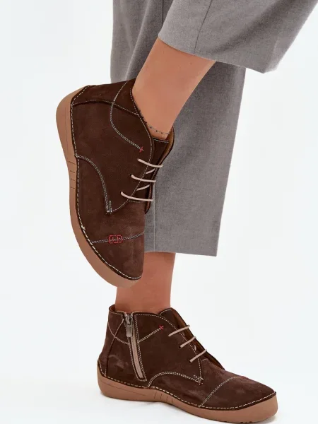 Pantofi Artiker din piele maro