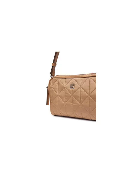 Calvin Klein Rankinė Emblem Aop Jacquard Bucket smėlio