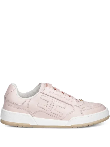 Sneakerși Elisabetta Franchi din piele roz