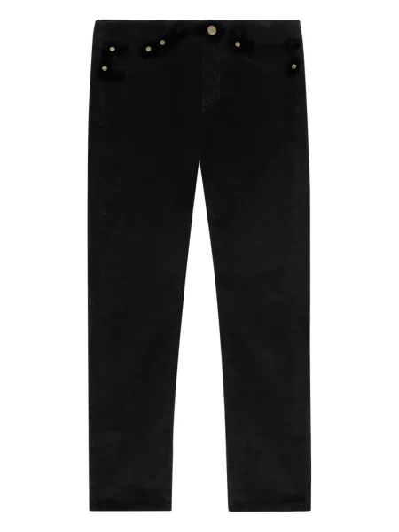 Pantaloni Brooks Brothers de catifea cord cu 5 buzunare negru