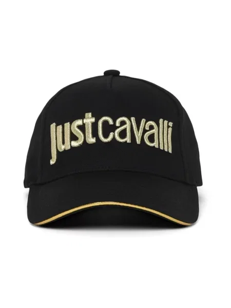 Czapka z daszkiem Just Cavalli czarna