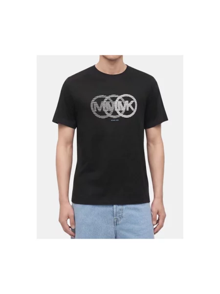 Tricou Michael Michael Kors cu autograf negru