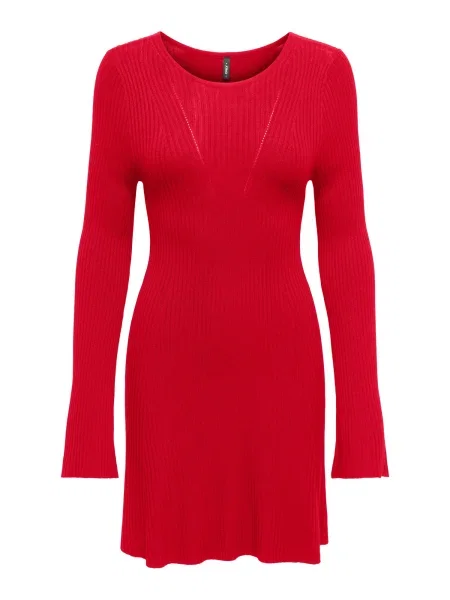 ONLY Obleka ONLMILA krvavo rdeča