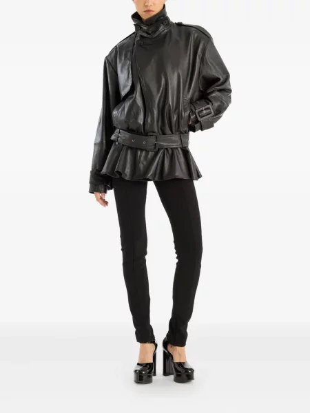 Geanta de piele Rotate Birger Christensen negru