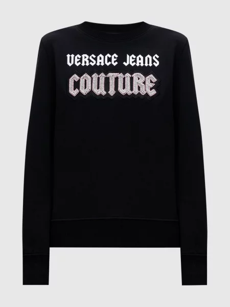 Світшот з логотипом Versace Jeans Couture чорний