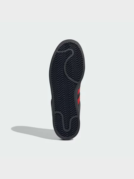 Кожаные кеды Adidas черные