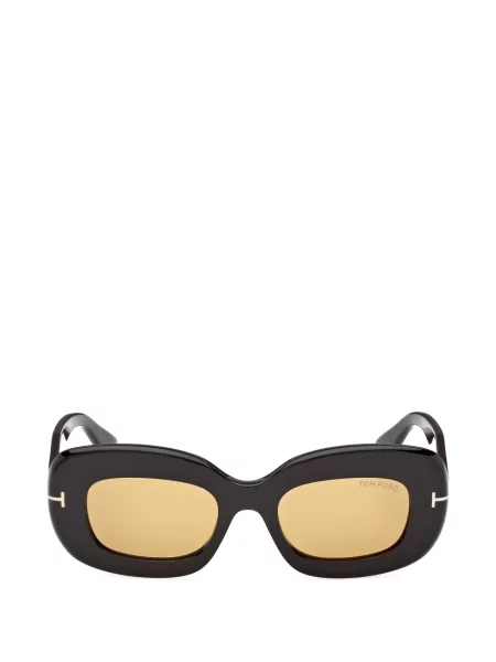 Ochelari de soare Tom Ford Eyewear cu imprimeu geometric negru