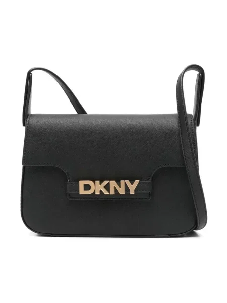 Torebka crossbody Dkny skórzana czarna