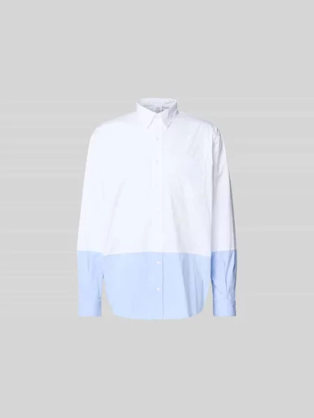 Koszula casual z bawełny krój regular fit Vetements biała