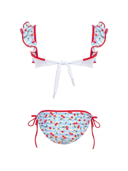 Bikini dziecięce Nessi Byrd niebieskie