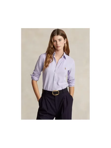 Koszula Polo Ralph Lauren fioletowa