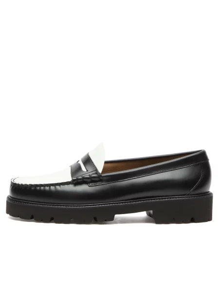 Loafersy Bass Weejuns białe