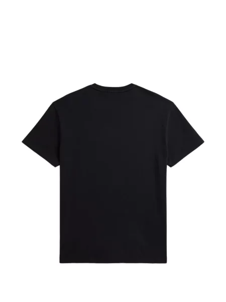 Μεταξωτό καρό polo Polo Ralph Lauren με αυτόγραφο μαύρο