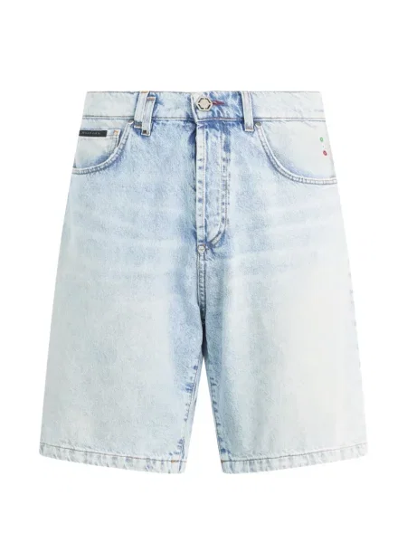 Džínové šortky Philipp Plein modré