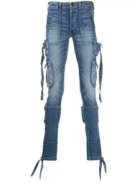 Blugi skinny Amiri skinny fit albastru