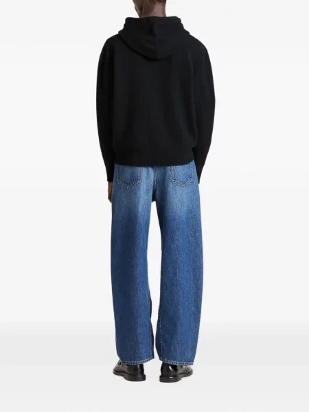Hanorac cu glugă Givenchy de lână negru