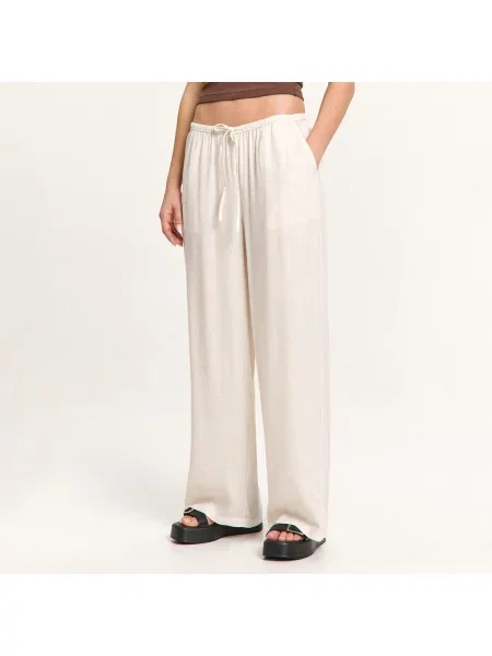 Cropp Брюки из смеси льна и бежевий