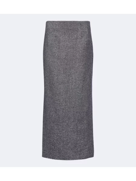 Fusta maxi Etro de lână gri