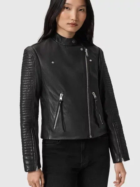 Кожаная куртка Allsaints