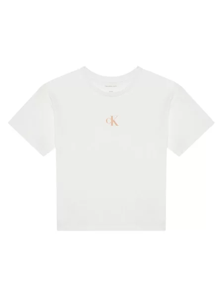 Calvin Klein Jeans T-Shirt Boxy Fit λευκό