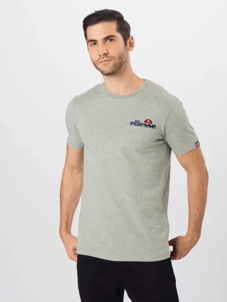 ELLESSE Tricou Voodoo gri amestecat negru
