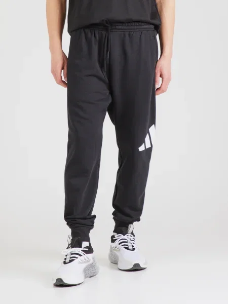 ADIDAS SPORTSWEAR Športne hlače črna bela