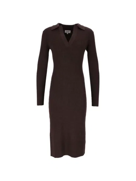 Lung rochie midi Mc2 Saint Barth tricotate maro