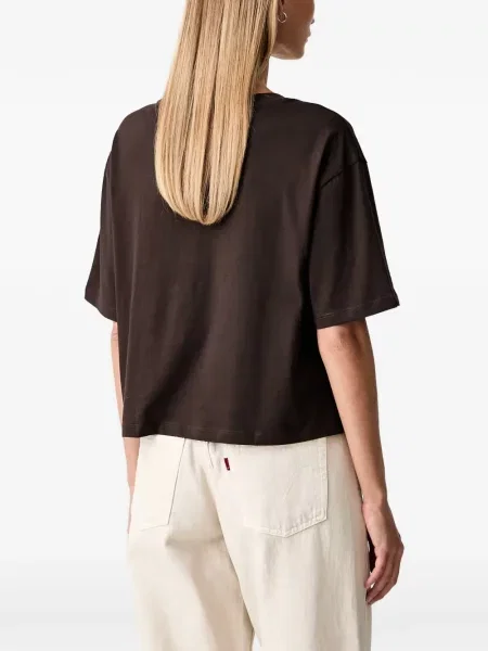 Tricou Armani Exchange cu paiete maro