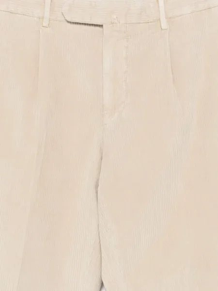 Pantaloni Dell'oglio de catifea cord plisate