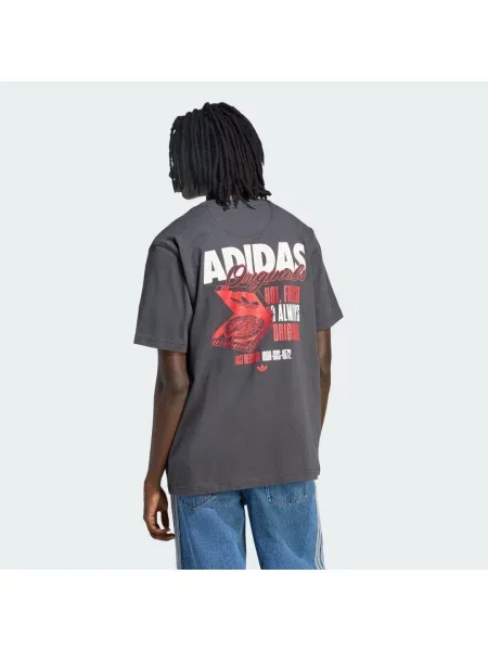Adidas Pizza Box Tee Mężczyźni Koszulki adidas Originals Size: S szary