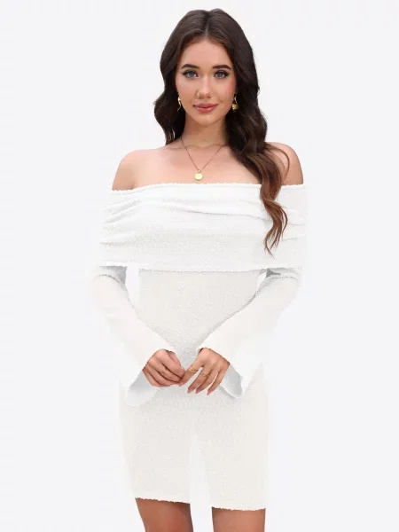 Imily Bela Rochie alb