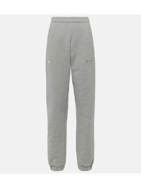 Pantaloni de trening The Attico din jerseu gri