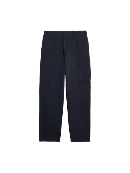 Spodnie cargo Lyle & Scott niebieskie