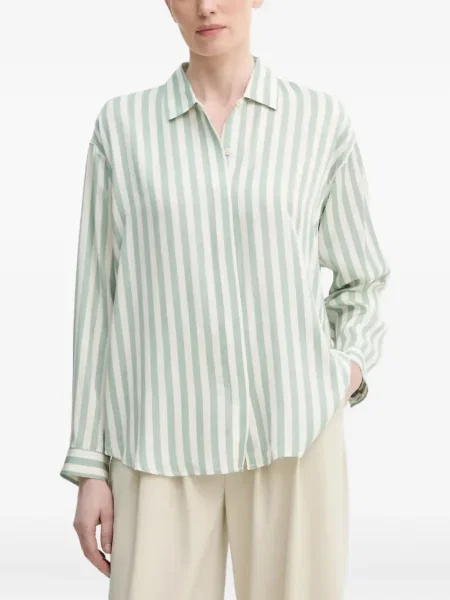 Cămașă Marc O'polo cu dungi verde