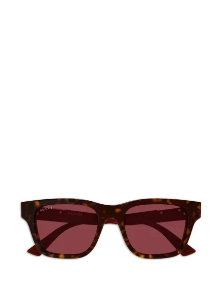 Ochelari de soare Gucci Eyewear cu imprimeu geometric maro