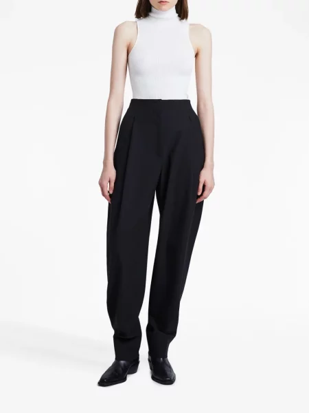 Vilnonės kelnės Proenza Schouler juoda
