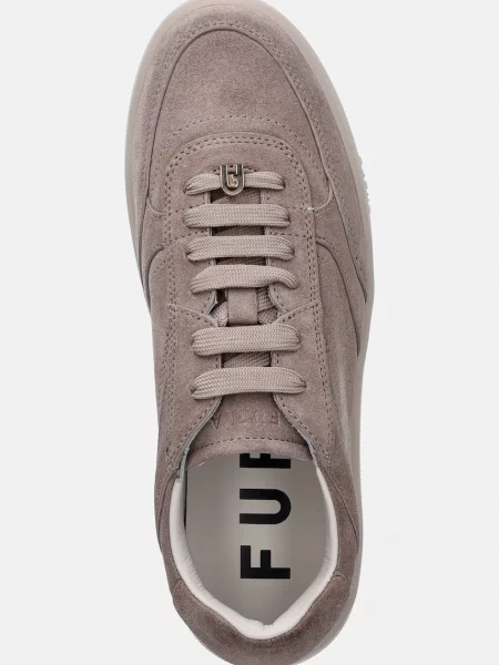 Замшевые кроссовки Furla ретро