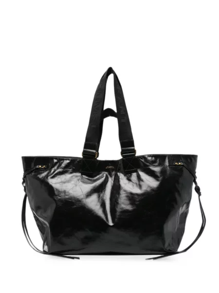 Geantă shopper Isabel Marant din piele negru