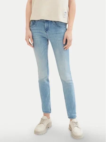 Tom Tailor Blugi Tapered Fit albastru